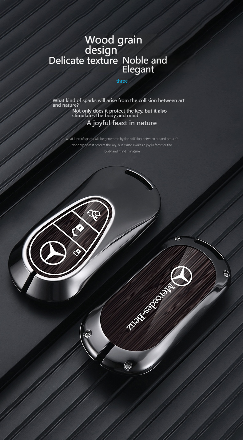 woodgrain key fob cover for Mercedes,Audi..EAT