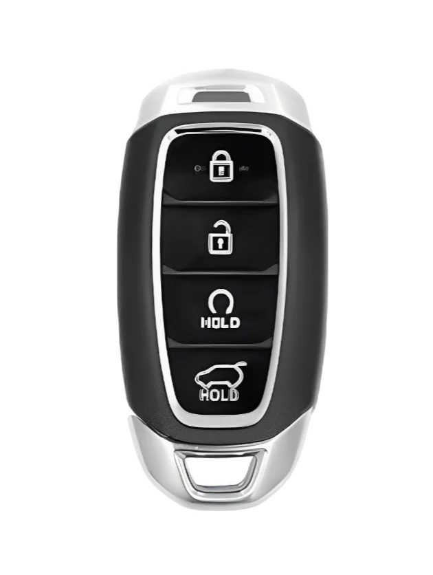 Für Hyundai-Schlüsselhülle – 4 Tasten | i30, Elantra, Tucson, Kona | Schutzhülle für Autoschlüssel
