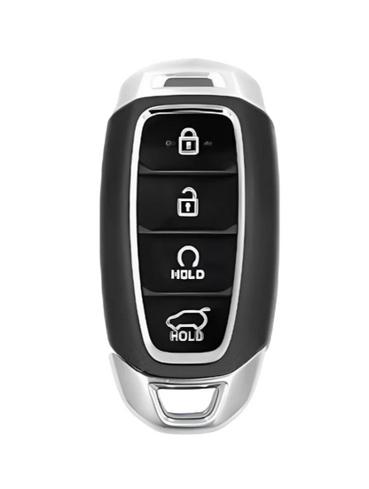 Für Hyundai-Schlüsselhülle – 4 Tasten | i30, Elantra, Tucson, Kona | Schutzhülle für Autoschlüssel