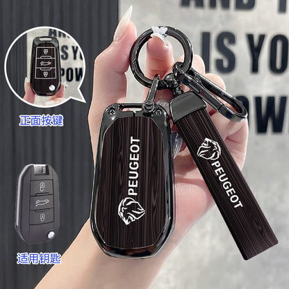 Für Peugeot Schlüsselhülle - Klappschlüssel | 208, 308, 508, 2008, 3008 | Peugeot Schlüsselanhängerhülle