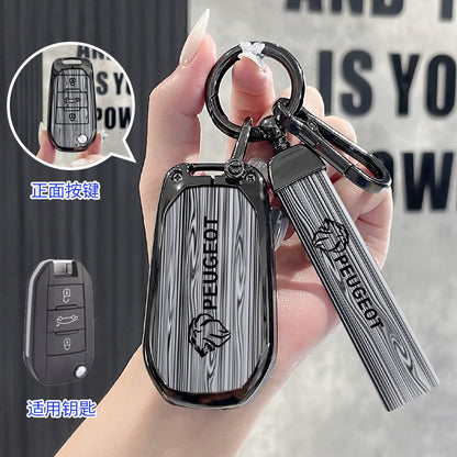 Für Peugeot Schlüsselhülle - Klappschlüssel | 208, 308, 508, 2008, 3008 | Peugeot Schlüsselanhängerhülle
