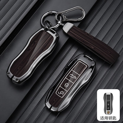 Für Porsche Schlüsselanhänger-Cover | Lederdesign - 911, Cayenne, Macan, Panamera.