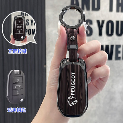 Für Peugeot Schlüsselhülle - Klappschlüssel | 208, 308, 508, 2008, 3008 | Peugeot Schlüsselanhängerhülle