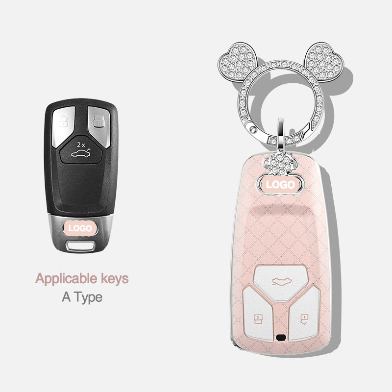 For Audi key fob cover | Audi A1, A3, A6, Q2, Q3, Q7, TT, TTS, R8, S3, S6, RS3, RS6 key cover