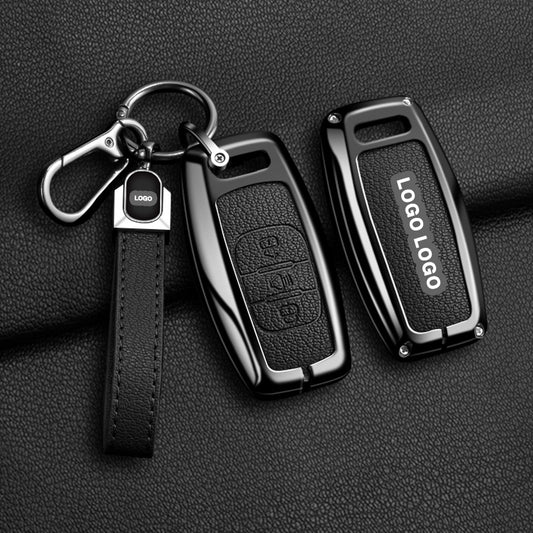 Für Great Wall / Haval-Schlüsselabdeckung – Metallic-Finish, 3 Tasten | H1 H4 H6 H7 H9 Jolion | Great Wall Haval-Zubehör | Schlüsselanhänger-Etui Haval | Autogeschenk