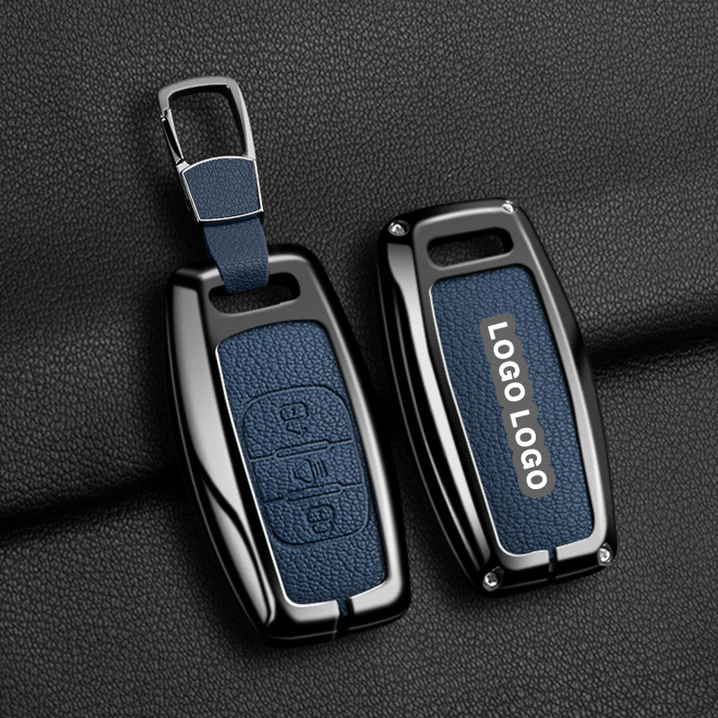 Für Great Wall / Haval-Schlüsselabdeckung – Metallic-Finish, 3 Tasten | H1 H4 H6 H7 H9 Jolion | Great Wall Haval-Zubehör | Schlüsselanhänger-Etui Haval | Autogeschenk