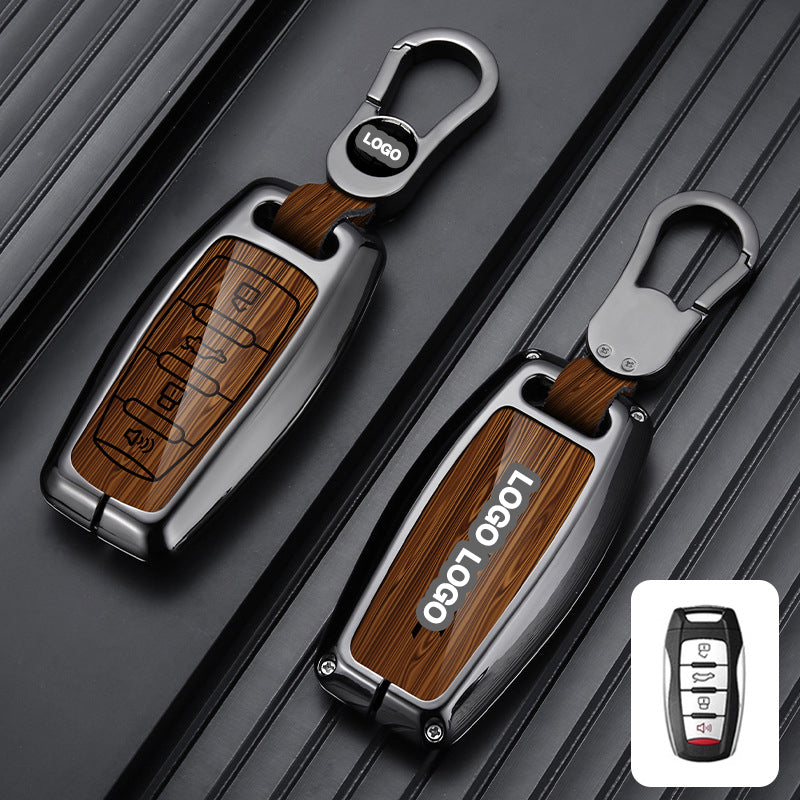 Für Great Wall / Haval-Schlüsselabdeckung (4 Tasten) | H1 H4 H6 H7 H9 Jolion | Great Wall Haval-Zubehör | Schlüsselanhänger-Etui Haval | Autogeschenk