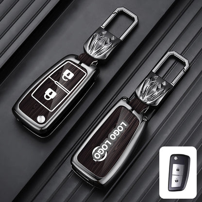 Für Nissan Autoschlüsselhülle - Klappschlüssel mit 2 Tasten | Schlüsselanhängerhülle für Navara, Juke, X-Trail | Nissan Zubehör