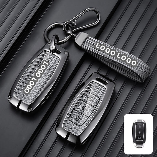 Hyundai-Schlüsselhülle – 3 Tasten | transparent | i20N, i30, Tucson, Kona, Venue Autoschlüssel-Zubehör | Schlüsselanhänger-Hülle