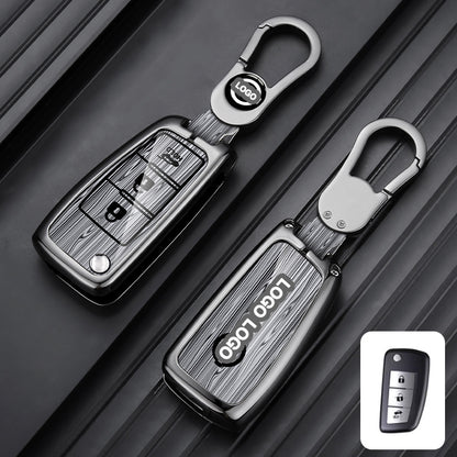 Für Nissan Autoschlüsselhülle - Klappschlüssel mit 2 Tasten | Schlüsselanhängerhülle für Navara, Juke, X-Trail | Nissan Zubehör