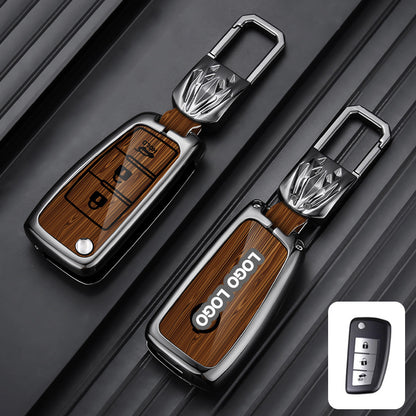 Für Nissan Autoschlüsselhülle - Klappschlüssel mit 2 Tasten | Schlüsselanhängerhülle für Navara, Juke, X-Trail | Nissan Zubehör