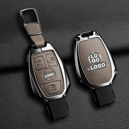 Für Mercedes-Benz Schlüsselhülle - Transparent | A/C/E-Autoschlüsselhülle aus Leder