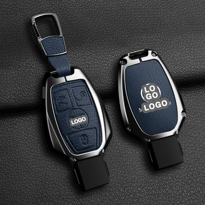 Für Mercedes-Benz Schlüsselhülle - Transparent | A/C/E-Autoschlüsselhülle aus Leder