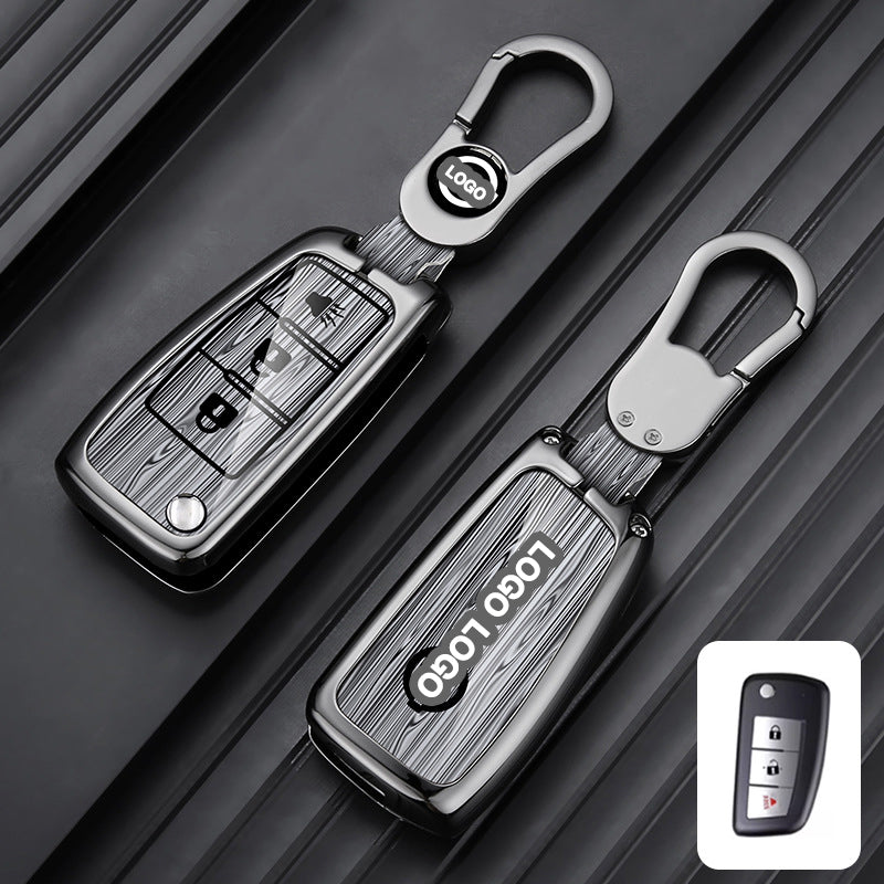 Für Nissan Autoschlüsselhülle - Klappschlüssel mit 2 Tasten | Schlüsselanhängerhülle für Navara, Juke, X-Trail | Nissan Zubehör