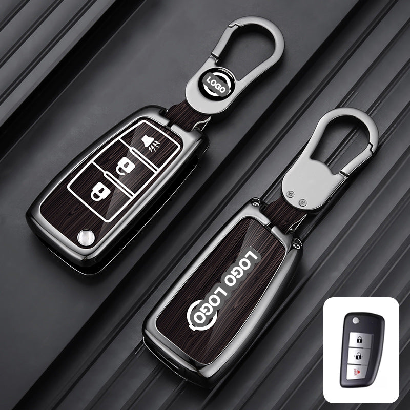 Für Nissan Autoschlüsselhülle - Klappschlüssel mit 2 Tasten | Schlüsselanhängerhülle für Navara, Juke, X-Trail | Nissan Zubehör