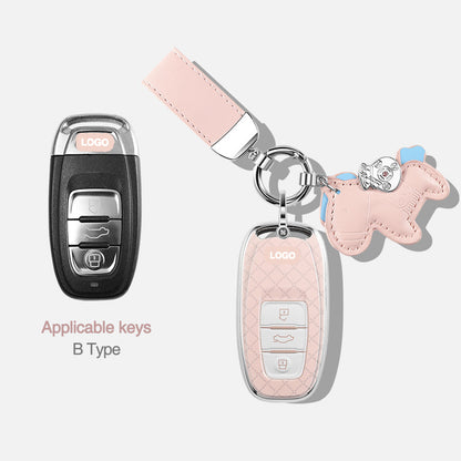 For Audi key fob cover | Audi A1, A3, A6, Q2, Q3, Q7, TT, TTS, R8, S3, S6, RS3, RS6 key cover