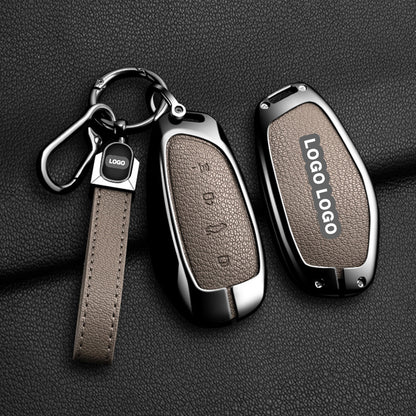 Für Great Wall / Haval-Schlüsselabdeckung – Metallic-Finish, 3 Tasten | H1 H4 H6 H7 H9 Jolion | Great Wall Haval-Zubehör | Schlüsselanhänger-Etui Haval | Autogeschenk