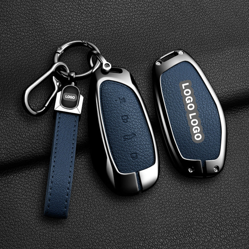 Für Great Wall / Haval-Schlüsselabdeckung – Metallic-Finish, 3 Tasten | H1 H4 H6 H7 H9 Jolion | Great Wall Haval-Zubehör | Schlüsselanhänger-Etui Haval | Autogeschenk