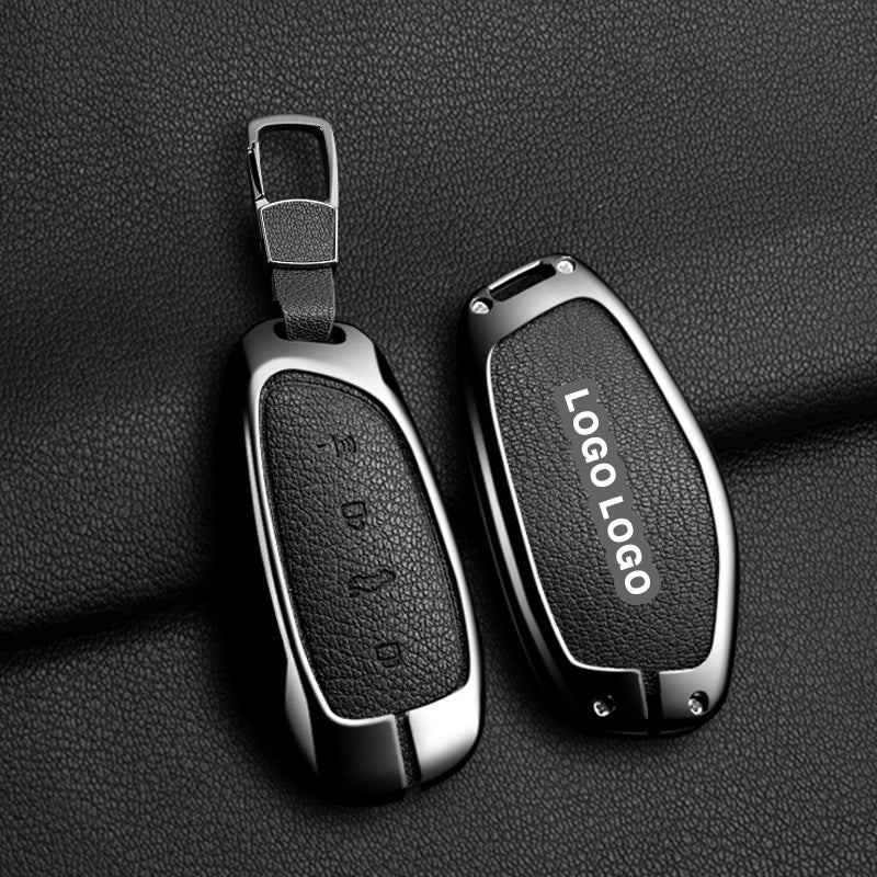 Für Great Wall / Haval-Schlüsselabdeckung – Metallic-Finish, 3 Tasten | H1 H4 H6 H7 H9 Jolion | Great Wall Haval-Zubehör | Schlüsselanhänger-Etui Haval | Autogeschenk