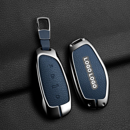 Für Great Wall / Haval-Schlüsselabdeckung – Metallic-Finish, 3 Tasten | H1 H4 H6 H7 H9 Jolion | Great Wall Haval-Zubehör | Schlüsselanhänger-Etui Haval | Autogeschenk