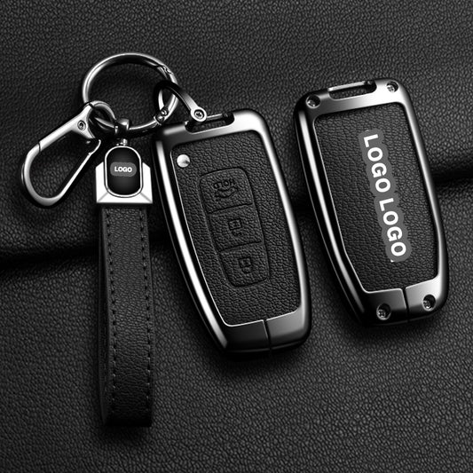 Für Hyundai und Kia Schlüsselhülle - 3 Tasten Silber | Veloster, i30, Elantra, Accent, ix35, Tucson, Sportage, Cerato | Hyundai Zubehör