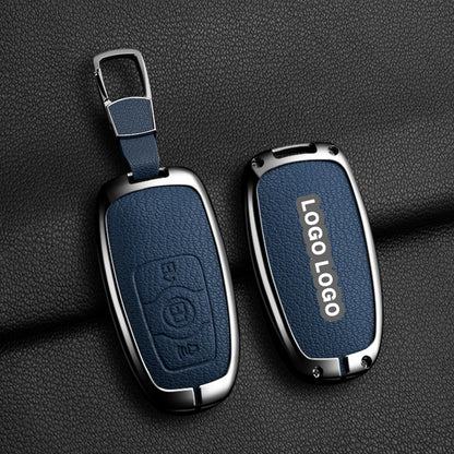 Für Great Wall / Haval-Schlüsselabdeckung – Metallic-Finish, 3 Tasten | H1 H4 H6 H7 H9 Jolion | Great Wall Haval-Zubehör | Schlüsselanhänger-Etui Haval | Autogeschenk