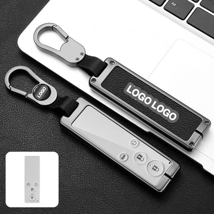 For BYD Speed Racer Key Fob Cover BYD New Speed Racer G5 Long Key Metal Leather Shell Buckle